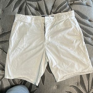 White boating shorts